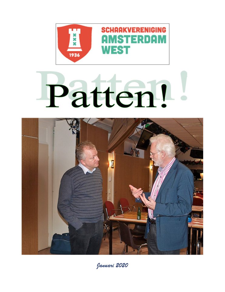Voorkant van Patten januari 2020
