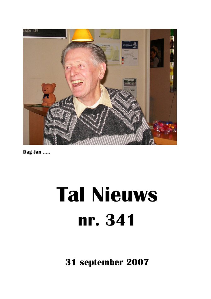 Voorkant van Tal Nieuws 341