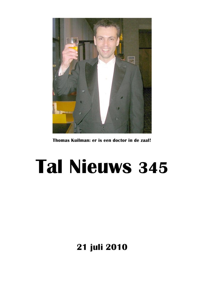 Voorkant van Tal Nieuws 345