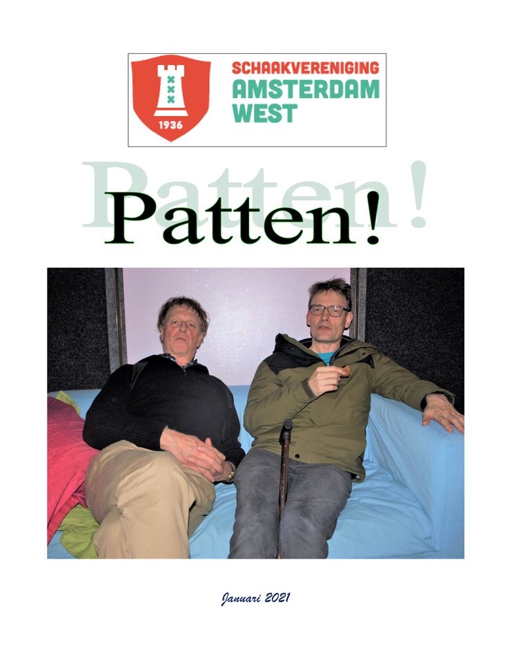 Voorkant van Patten januari 2021